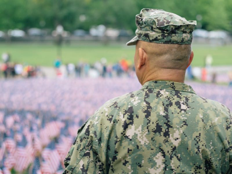 Photo of a U.S. Marine in uniform